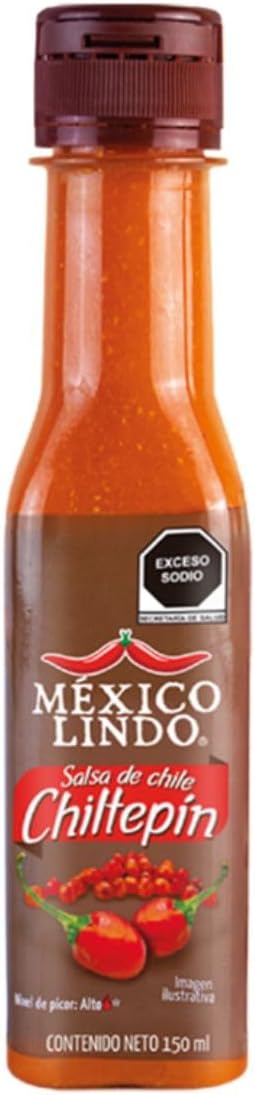 Salsa Chiltepín 150ml México Lindo | Perfecta para tus comidas | Gluten Free | Kosher | Hecho en México