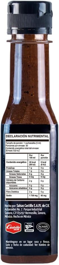 Salsa Habanero Tatemado 150ml México Lindo | Perfacta para tus comidas | Sabor Ahumado | Gluten Free | Kosher | Hecho en México