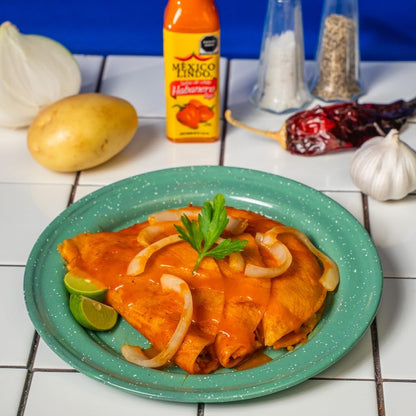 Salsa Habanero Rojo 150ml México Lindo | Perfecta para tus comidas | Salsa para botanas | Gluten Free | Kosher | Hecho en México