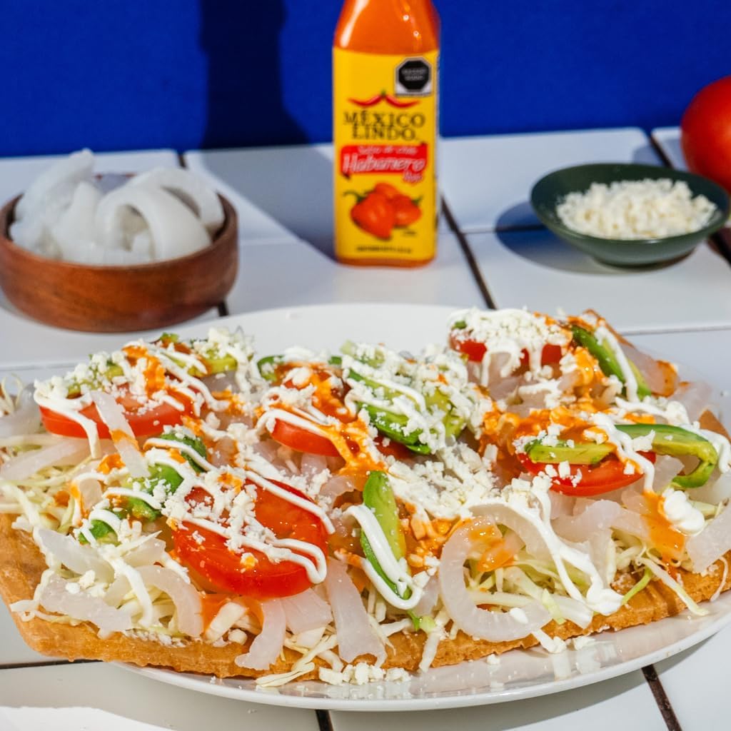 Salsa Habanero Rojo 150ml México Lindo | Perfecta para tus comidas | Salsa para botanas | Gluten Free | Kosher | Hecho en México