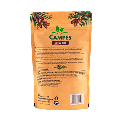 Cafe de Dátil - Sustituto natural sin cafeína, sin gluten, 100% natural