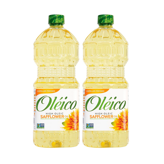 Oléico High Oleic Safflower Oil 32.3 fl oz (Pack of 2)