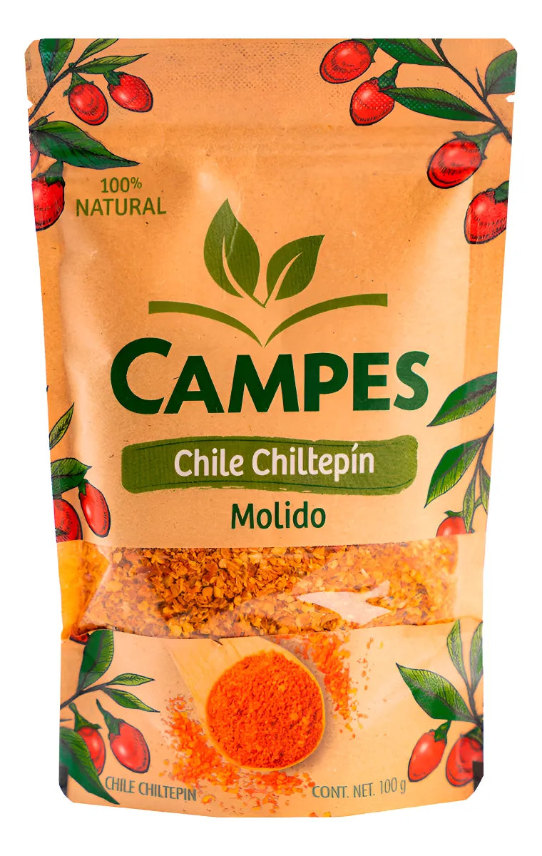 Chile Chiltepin Molido Campes 100 g